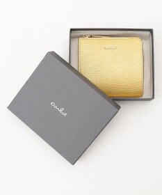 airlist 【コンパクト・上品】Lファスナー二つ折り財布  LUNA  Metallic  ルナメタリック