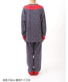 tsumori chisato SLEEP ツモリチサト パジャマ 長袖 長ズボン ルームウェア 綿100%(本体) ミニ裏毛素材 上下セット かぶりタイプ tsumori chisato SLEEP UDX552 /ワコール