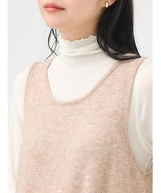 earth music&ecology Ｓｅｔ２点クロスニット＋ノースリーブニットワンピース