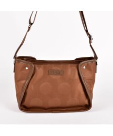 Y'SACCS ヒートエンボス ポルカドットポシェット