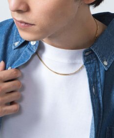 WEGO ステンレスチェーンネックレス50cm