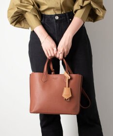 LA BAGAGERIE 【MONICA】バイカラーミディトートバッグ