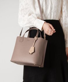 LA BAGAGERIE 【MONICA】バイカラーミディトートバッグ