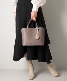 LA BAGAGERIE 【MONICA】バイカラーミディトートバッグ