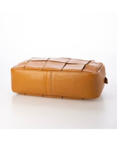 UNBILLION ピークスピーク PEAKS PEAK / 牛革パッチワーク横長ボストン