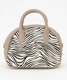 UNBILLION perche 牛革ハラコタイプ×ゴートハーフムーン2wayボストン