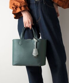 LA BAGAGERIE 【MONICA】バイカラーミディトートバッグ