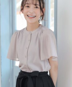Tiaclasse 【セットアップ対応】シアーチェックブラウス