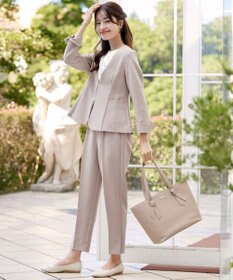 Tiaclasse L 【ストレッチジョーゼット】フレアジャケット