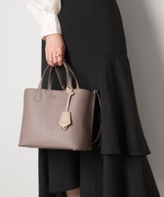 LA BAGAGERIE 【MONICA】バイカラーミディトートバッグ