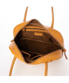 UNBILLION ピークスピーク PEAKS PEAK / 牛革パッチワーク横長ボストン