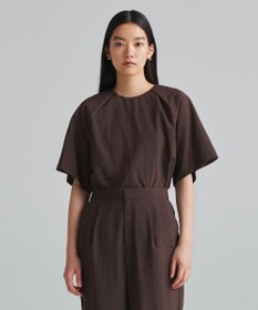 NAVE 【ReNAVE　撥水機能・UVカット・透湿・接触冷感・洗える】ナイロンタスランシャツブラウス