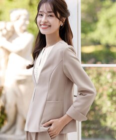 Tiaclasse L 【ストレッチジョーゼット】フレアジャケット