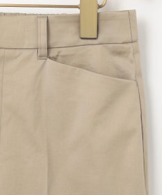 組曲 【WEB限定】サテンストレッチ クロップドパンツ