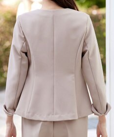 Tiaclasse L 【ストレッチジョーゼット】フレアジャケット