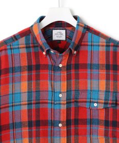 J.PRESS YORK STREET 【UNISEX】フランネルボタンダウン シャツ