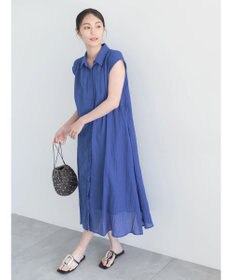Te chichi シャンブレーボイルテントマキシワンピース