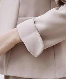 Tiaclasse L 【ストレッチジョーゼット】フレアジャケット