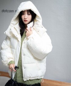 WEGO 【フード取り外し可能】2WAYパテッドジャケット