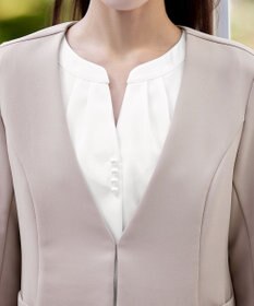 Tiaclasse L 【ストレッチジョーゼット】フレアジャケット