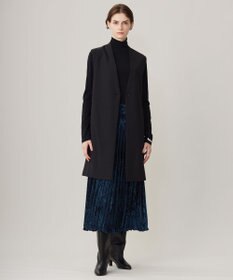 ICB 【洗える】 パウダリーチュール ハイネックトップス