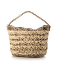 UNBILLION カシュカシュ cachecache / ボーダーコンビ編みワンハンドル2wayミニトート