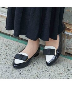 ing <ing>【WEB限定】【レイン対応】リボンモチーフフラットパンプス