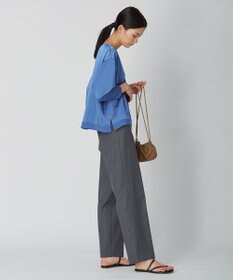 ICB 【WEB限定カラーあり・洗える】Calm プルオーバーブラウス