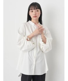 earth music&ecology リボンポイントシャツチュニック