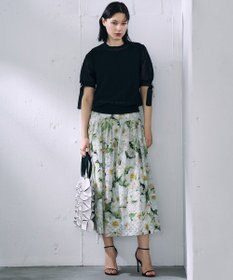 自由区 【カトリエムブーケ】Le bouquet de Laurent ブーケモチーフスカート