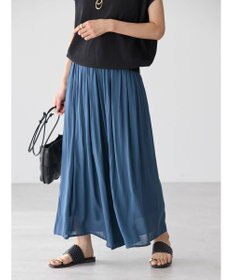 AMERICAN HOLIC エアリーギャザーガウチョパンツ【裏地：接触冷感】