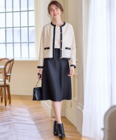 ANY SIS 【洗える】フラップポイントフレア スカート