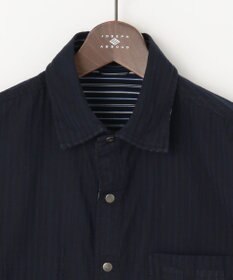 JOSEPH ABBOUD 【キングサイズ・2WAY/】ライトリバーシブルストライプシャツ
