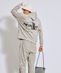 PW CIRCULUS 2025 NEW！【手洗い洗濯可】【MEN】キャットグラフィック スエードライク デタッチャブルフーディ ゴルフ