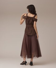 GRACE CONTINENTAL チュールリバーシブルスカート