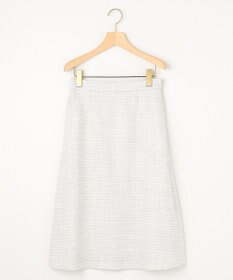 組曲 【KUMIKYOKU NAVY】ラメループモールツイード フレアスカート