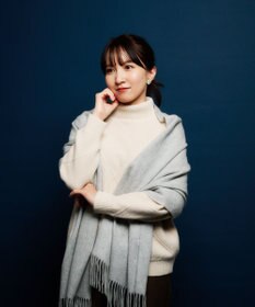 MOONBAT プラスムーンバット (+moonbat) カシミヤ100％無地ストール 洗える 190㎝×50㎝