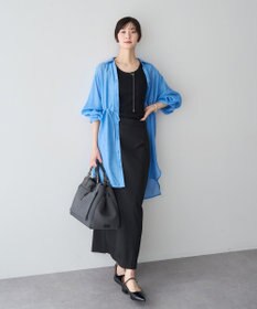 YECCA VECCA シアー2way袖バルーンチュニック