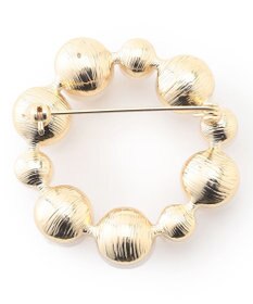 23区 【APPLAUDIR】パールサークル ブローチ