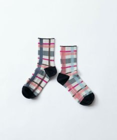 TRICOTE CHECK LINK SOCKS／チェックリンクソックス