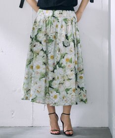 自由区 【カトリエムブーケ】Le bouquet de Laurent ブーケモチーフスカート