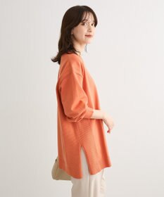 Green Parks もちやわサイドリブニットチュニック