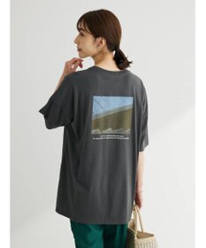 Green Parks バックフォトプリント半袖チュニック