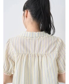 earth music&ecology ミニパフショートスリーブブラウス