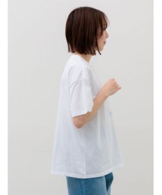 Te chichi ラインストーンサークルロゴTシャツ