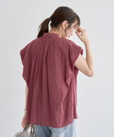 Green Parks ・ＥＬＥＮＣＡＲＥ　ＤＵＥ　ボウタイフレンチブラウス