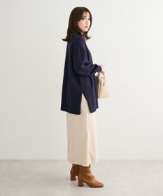 Green Parks もちやわサイドリブニットチュニック