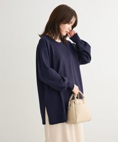 Green Parks もちやわサイドリブニットチュニック