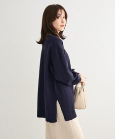 Green Parks もちやわサイドリブニットチュニック