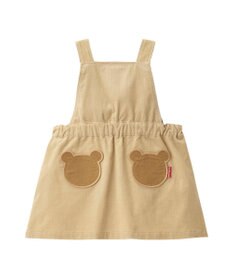 MIKI HOUSE HOT BISCUITS コーデュロイ ジャンパースカート＆モックネックTシャツギフトセット【BOX付き】